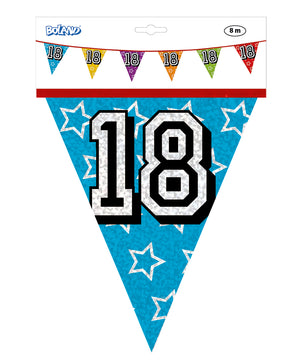 Holographic 18th Bunting