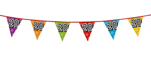 Holographic 20th Bunting