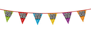 Holographic 25th Bunting