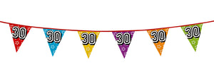 Holographic 30th Bunting