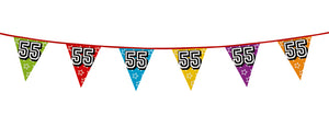 Holographic 55th Bunting