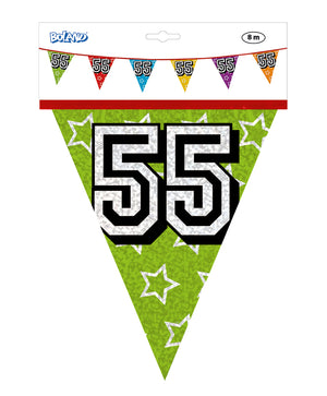 Holographic 55th Bunting