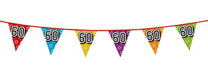 Holographic 60th Bunting