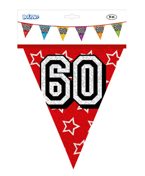 Holographic 60th Bunting