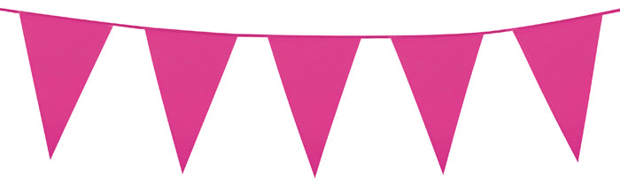 PE Giant bunting hot pink 10m