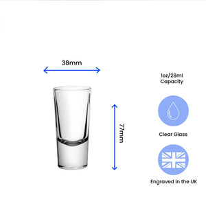 Engraved Shooter Shot Glass, 10oz/25ml, Any Message Image 4