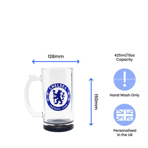 Engraved Official Chelsea 20oz Beer Mug, Gift Boxed Image 6