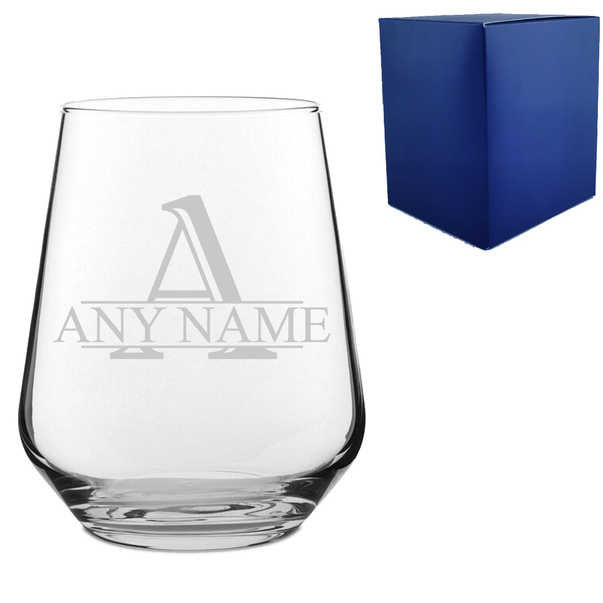 Engraved Allegra 15.5oz Tumbler with Initial and Name Design Image 1