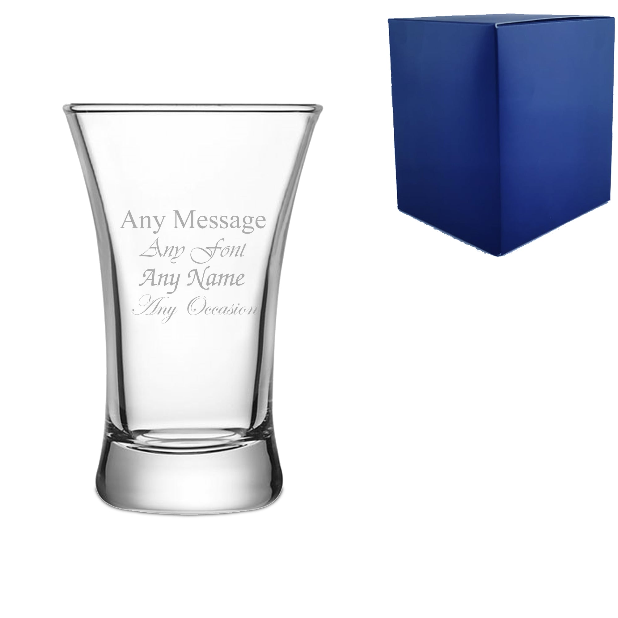 Engraved 70ml Tall Hot Shot Glass Image 1