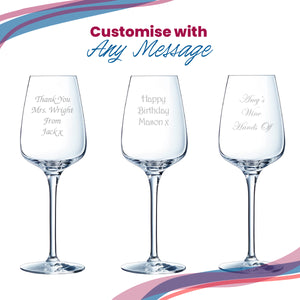 Engraved Crystal Wine Glass, Sublym Small 250ml Glass, Gift Boxed Image 5