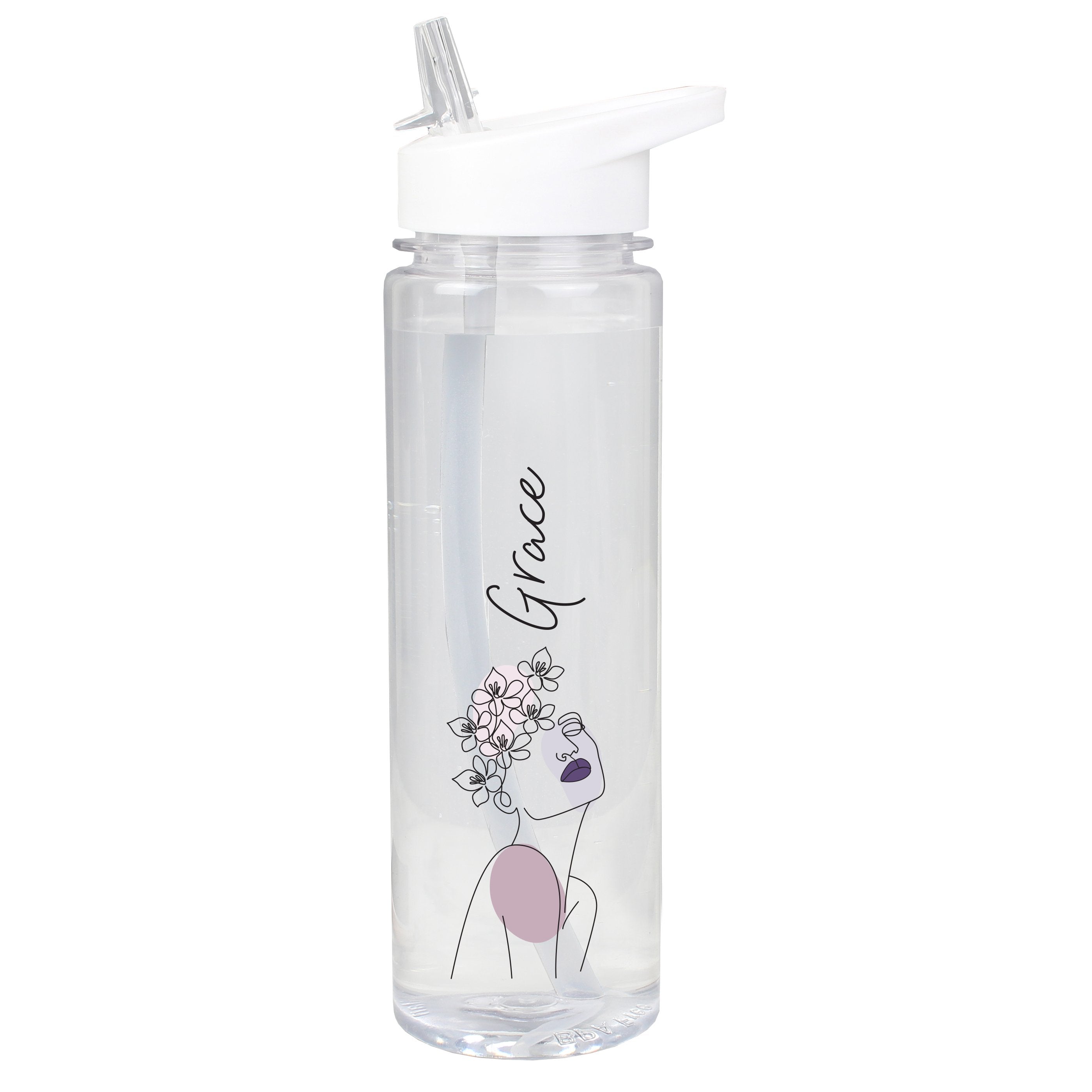 Personalised Natalia Fine Line Drinks Bottle