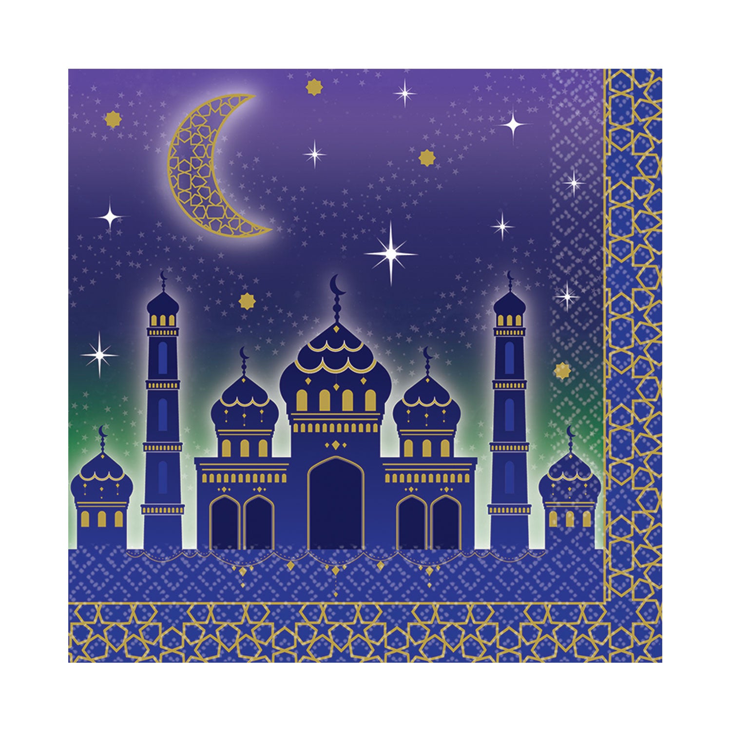 Eid Lunch Napkins 33cm 16pk