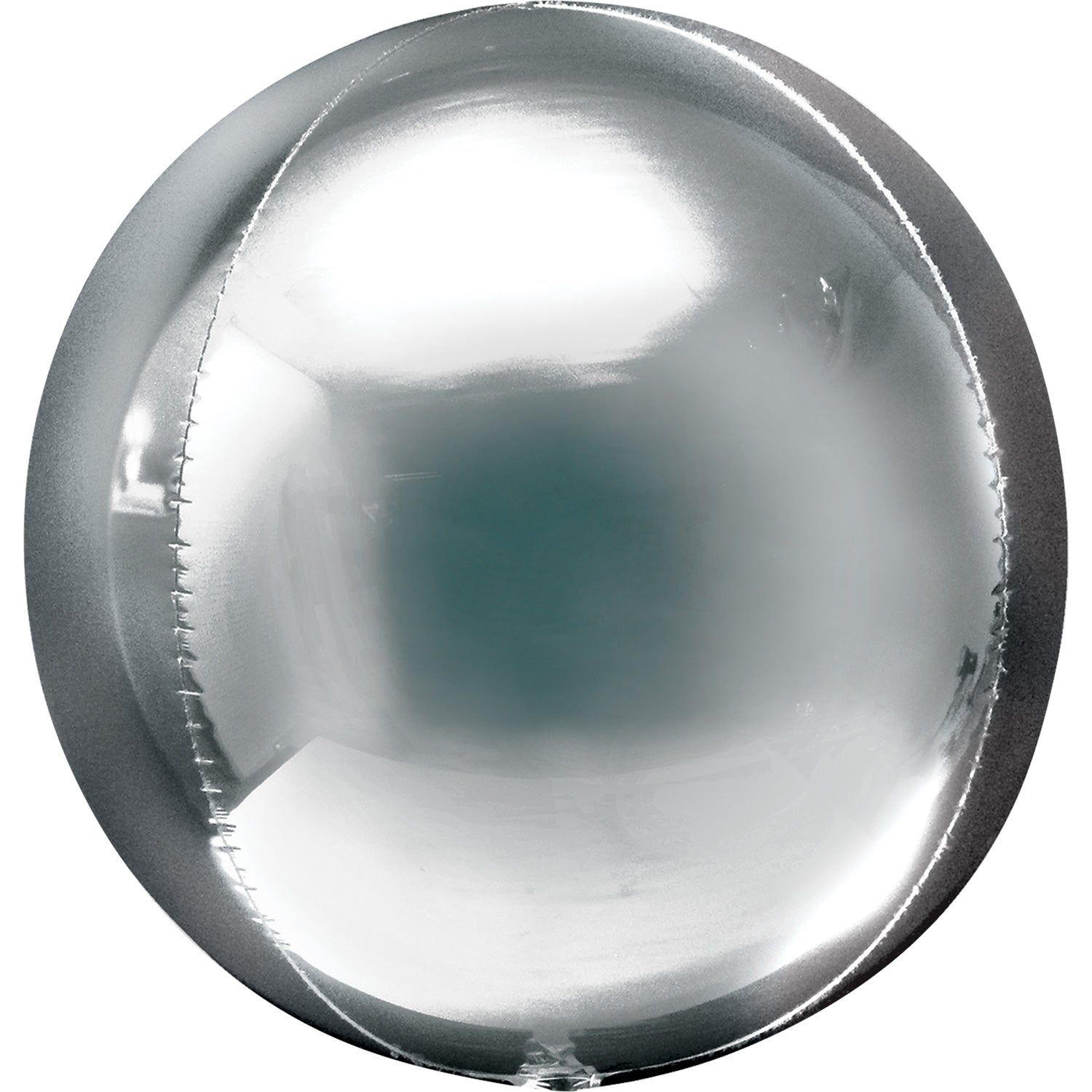 Orbz Foil Silver Balloon Unpac