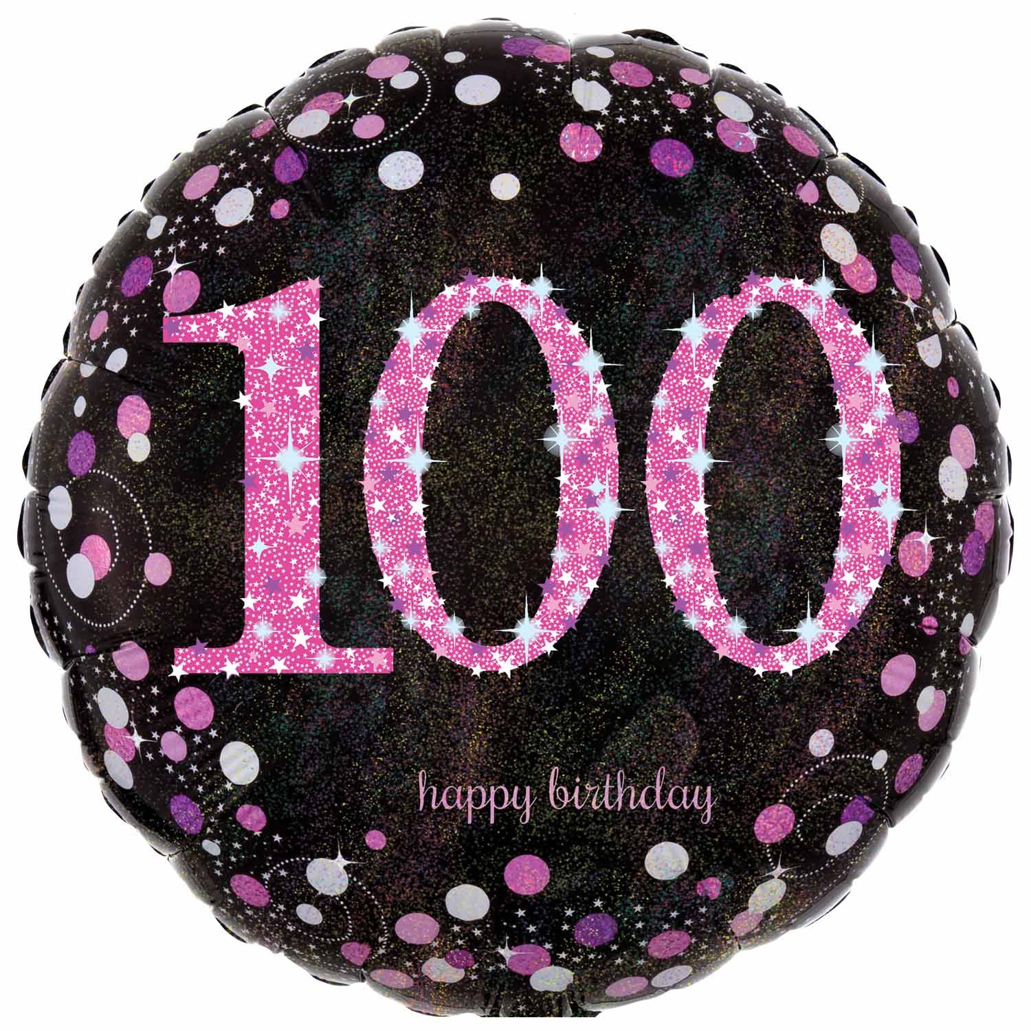 Pink Celeb 100th Bday Balloon