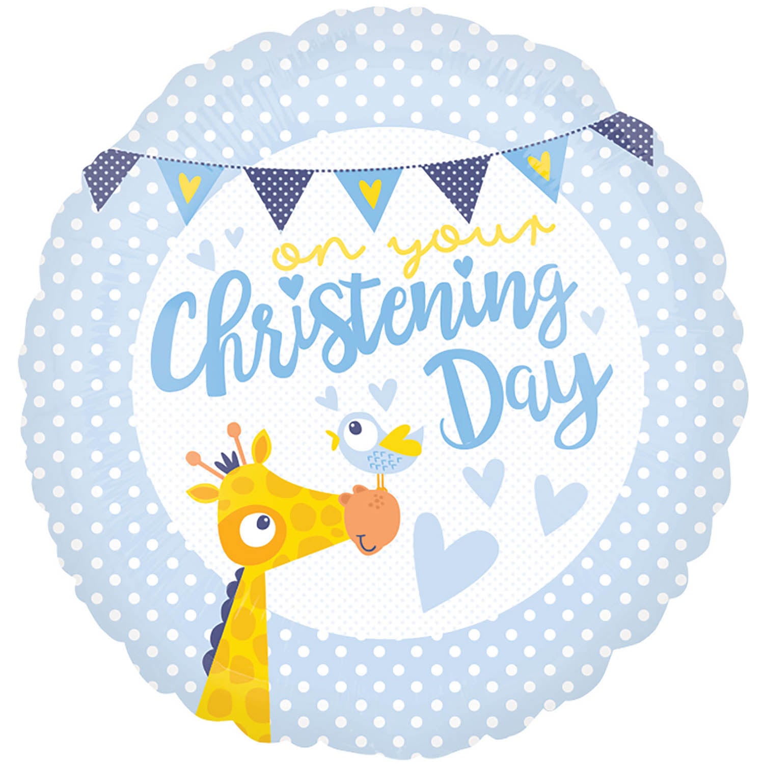 Your Christening Blue Balloon