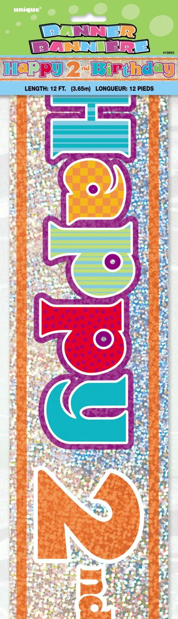 2ND BDAY PRSM BNNR-12FT