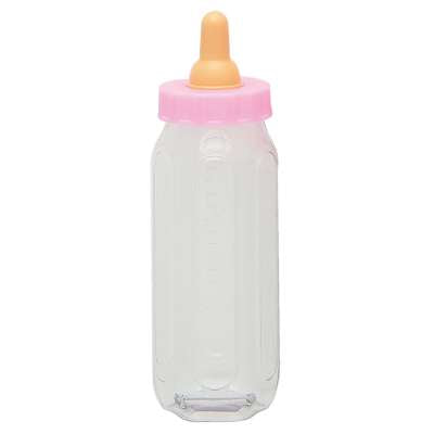 Pink Fillable 5"Baby Bottle x2