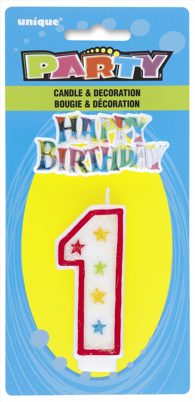 No 1 GLITTER CANDLE