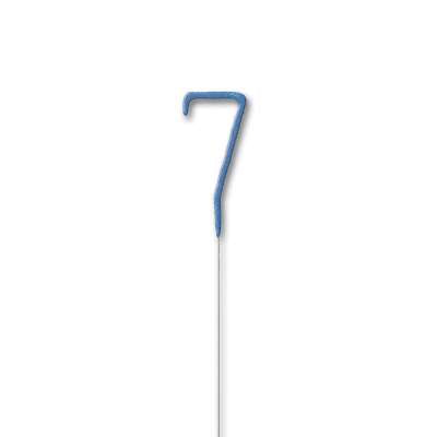 Number 7 Sparkler Blue