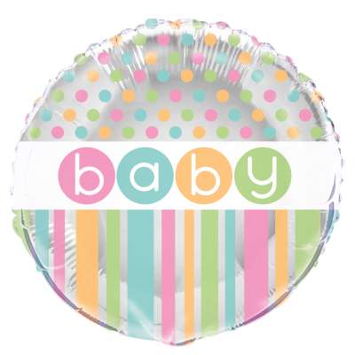 Baby Shower Foil BalloonPastel