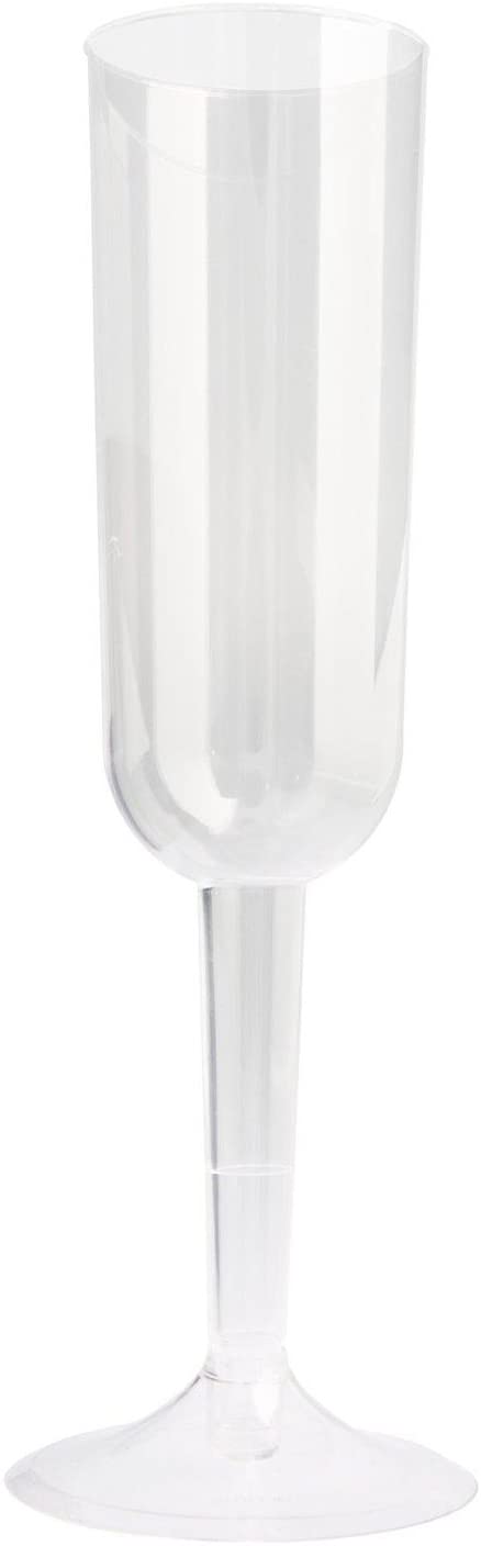 Clear Champagne Flutes 4pk