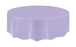 Tablecover Lavender Round Plas