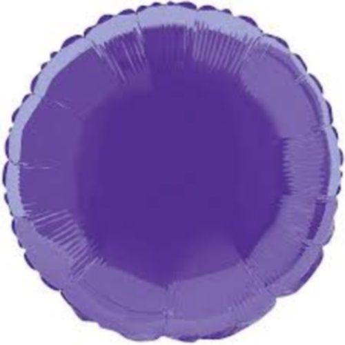 Round Foil 18" Balloon Purple