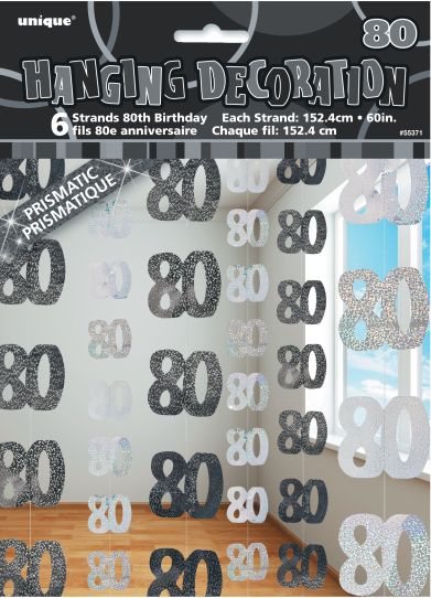 80 SILVER FOIL STRING DECORATI