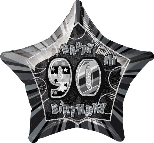discon 90th Glit Star Balloon