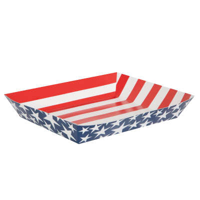 USA Flag Snack Tray