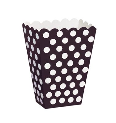 DOTS TREAT BOXES BLACK 8pk