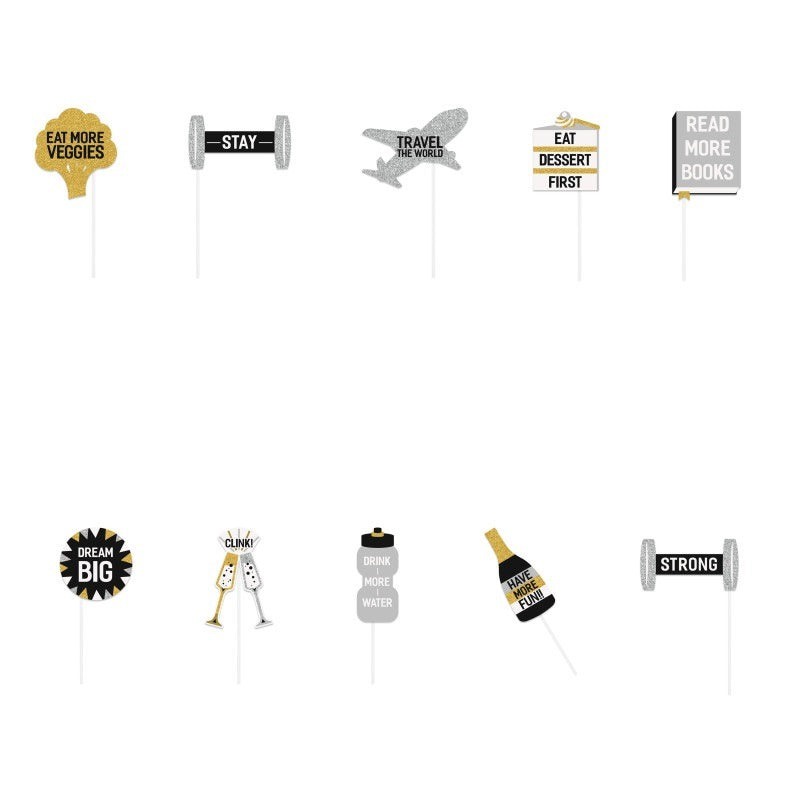 Resolution Photo Booth Props