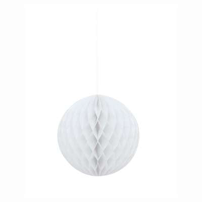 White Honeycomb Ball Dec