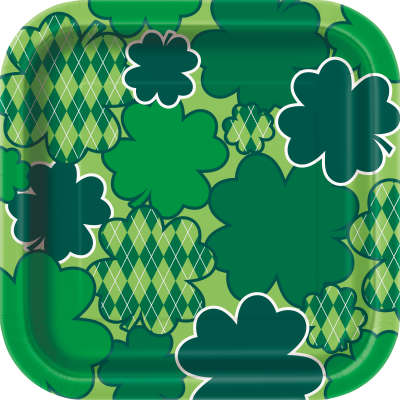 10 ARGYLE CLOVER 7" SQ PLT