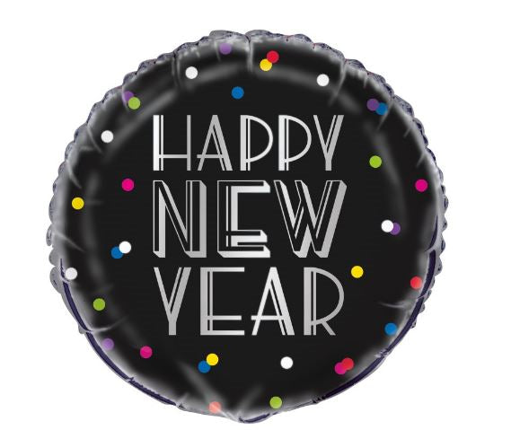 New Year Dots 18" Balloon