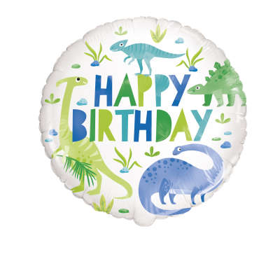 Blue & Green Dino 18" Balloon