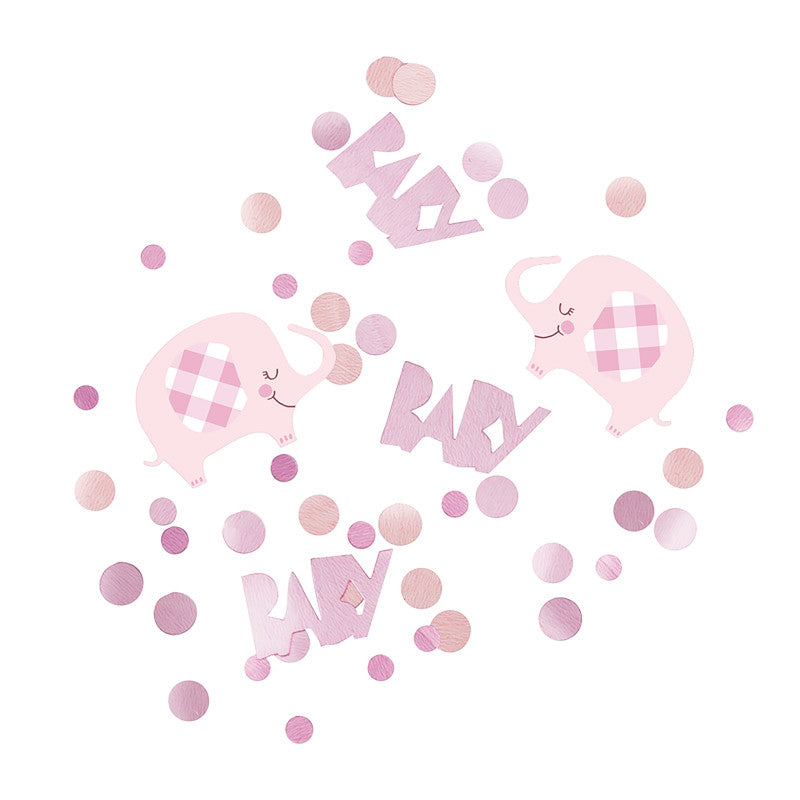 Baby Shower Pink Confetti