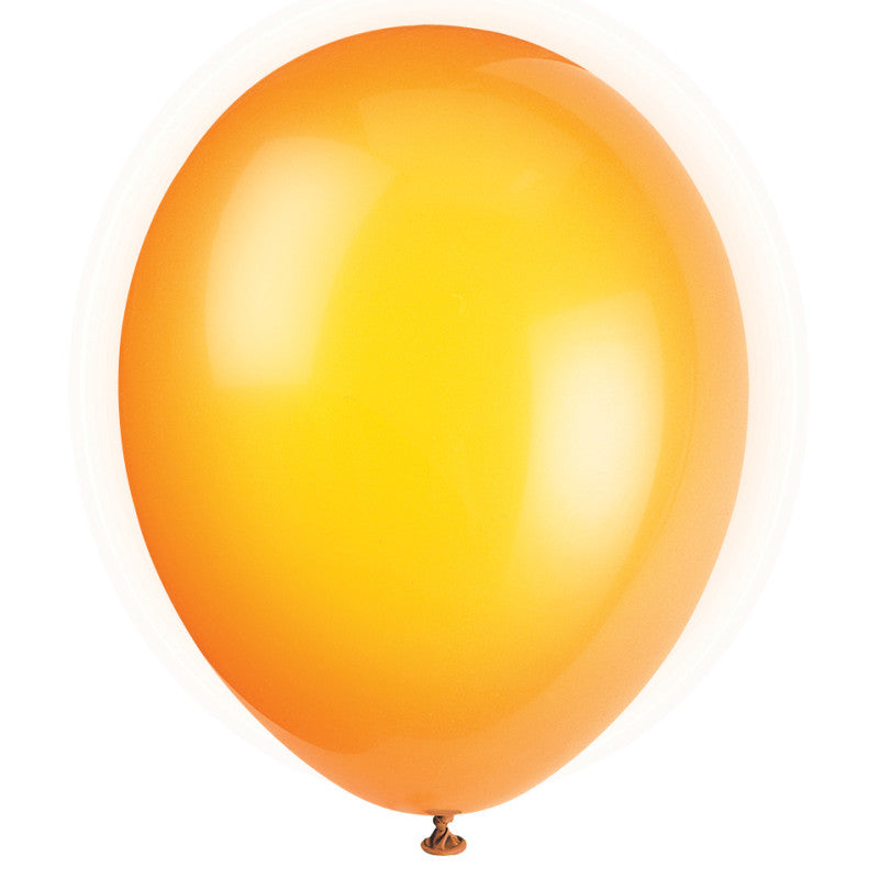 Citrus Orange 12" Balloon 10pk