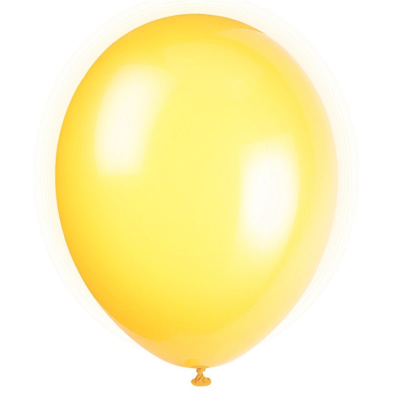 Lemon Yellow 12" Balloon 10pk