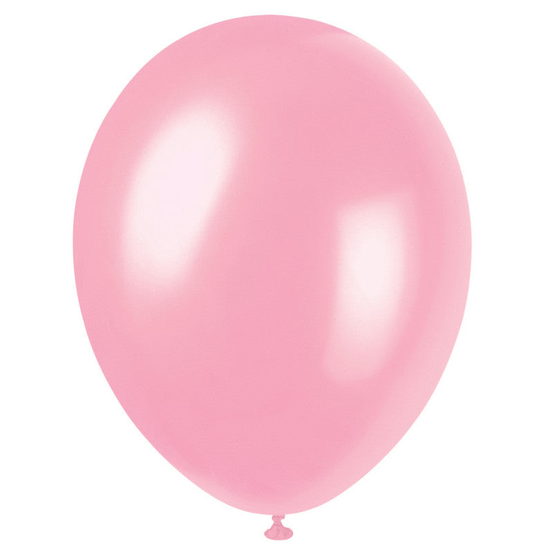 Pearl Crys Pink 12"Balloon 8pk