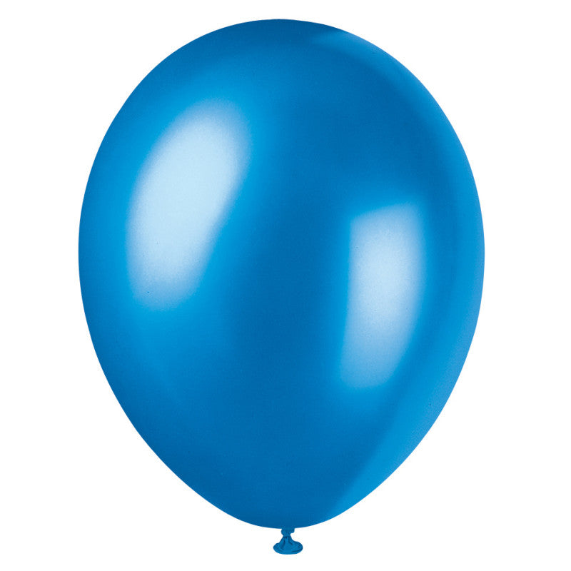 Pearl CosmcBlue 12"Balloon 8pk