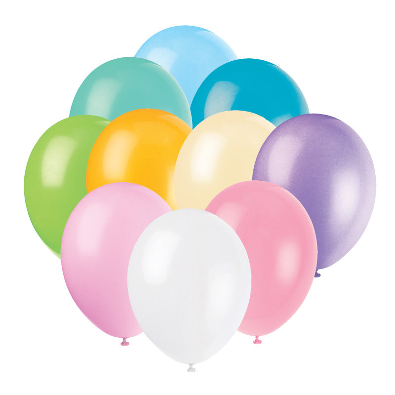 Pastel Mix 12" Balloon 10pk