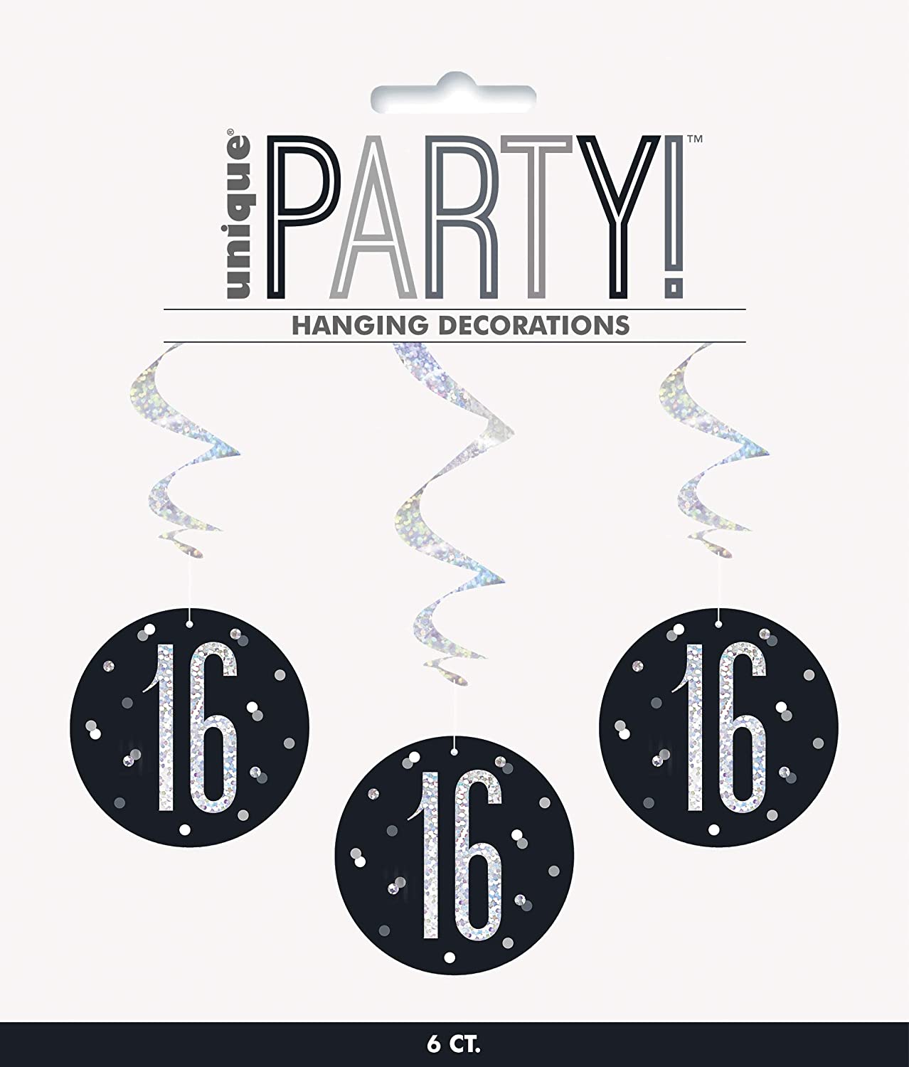 Glitz Blk 16th Swirl Dec 6pk