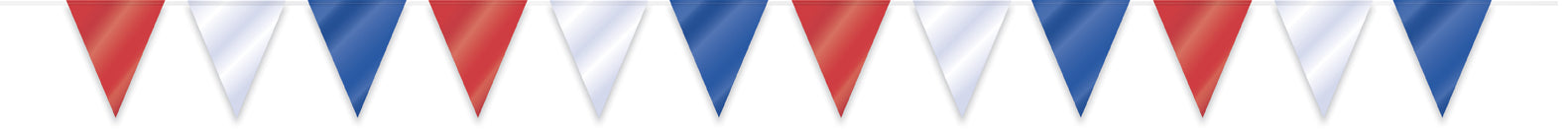 Red/Wh/BL Tri Bunting 10m
