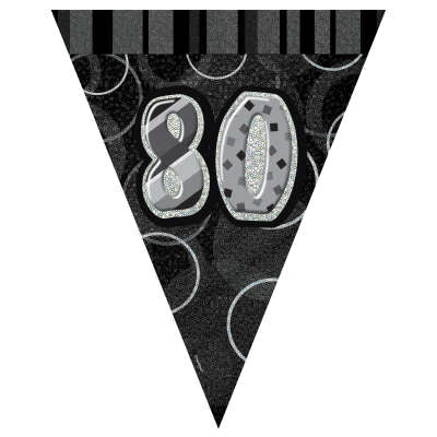 80th Blk Glitz Pen B