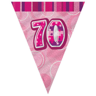 70 Pink Glitz Pen Banner