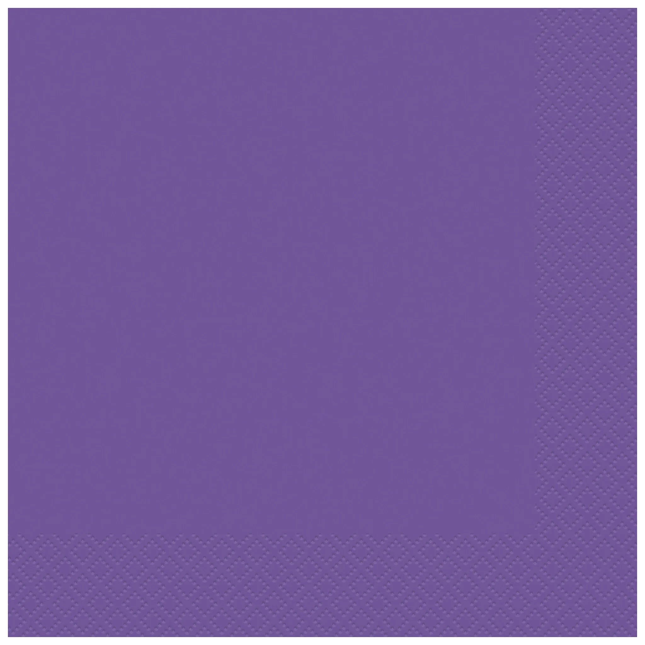 Lunch Napkin Neon Purple 20pk