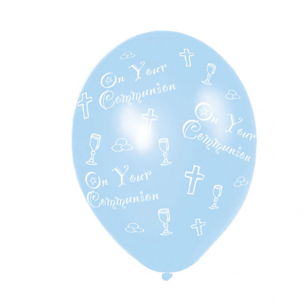 Communion Blue Balloons 25pk