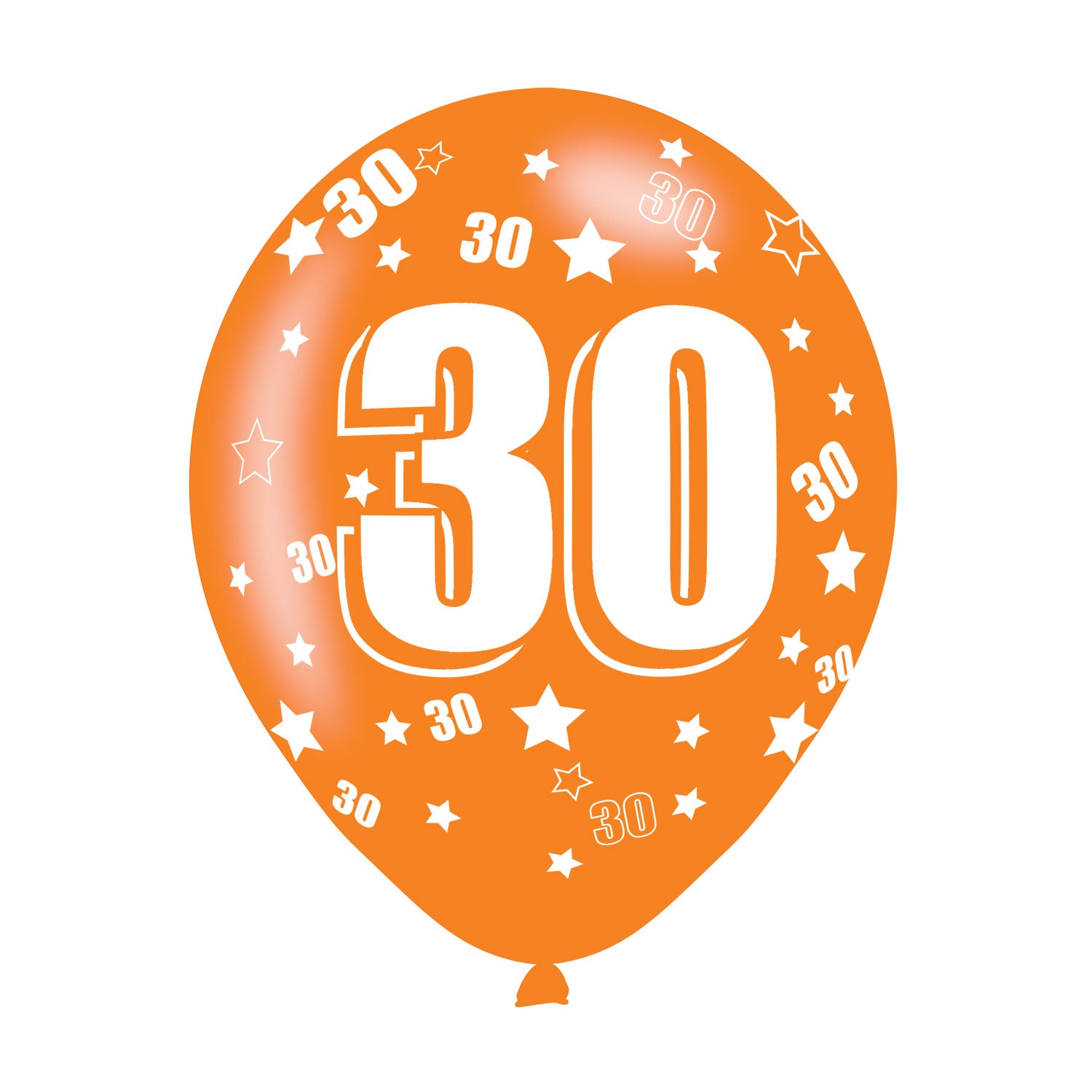 Age 30 Latex Balloons 11" 6pk
