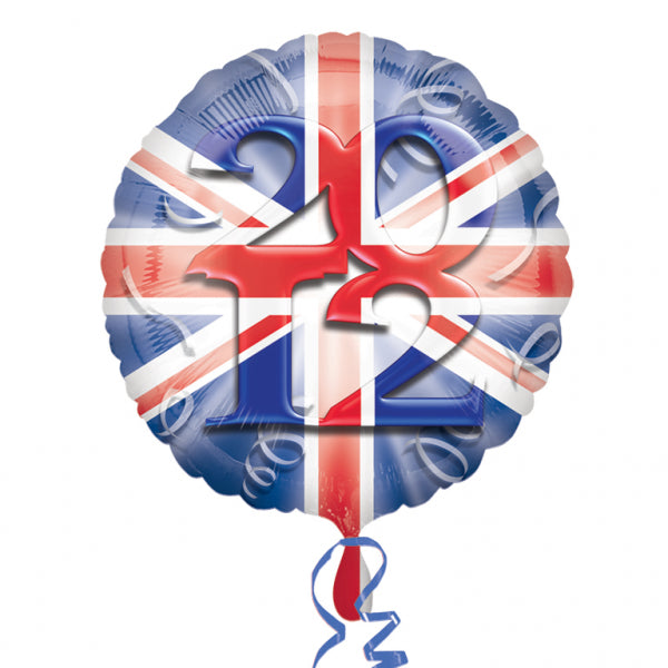 Union Flag 2012 18" Balloon. D